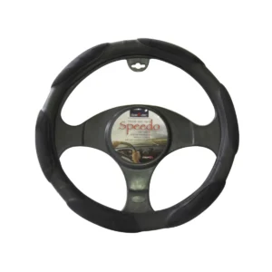 כיסוי הגה L שחור אלקנטרה